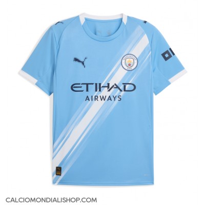 Maglie da calcio Manchester City Omar Marmoush #7 Prima Maglia 2025-26 Manica Corta Maglie da calcio Manchester City Omar Marmoush #7 Prima Maglia 2025-26 Manica Corta
